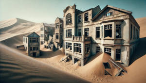 Kolmanskop, Namibia. Image generated by AI.
