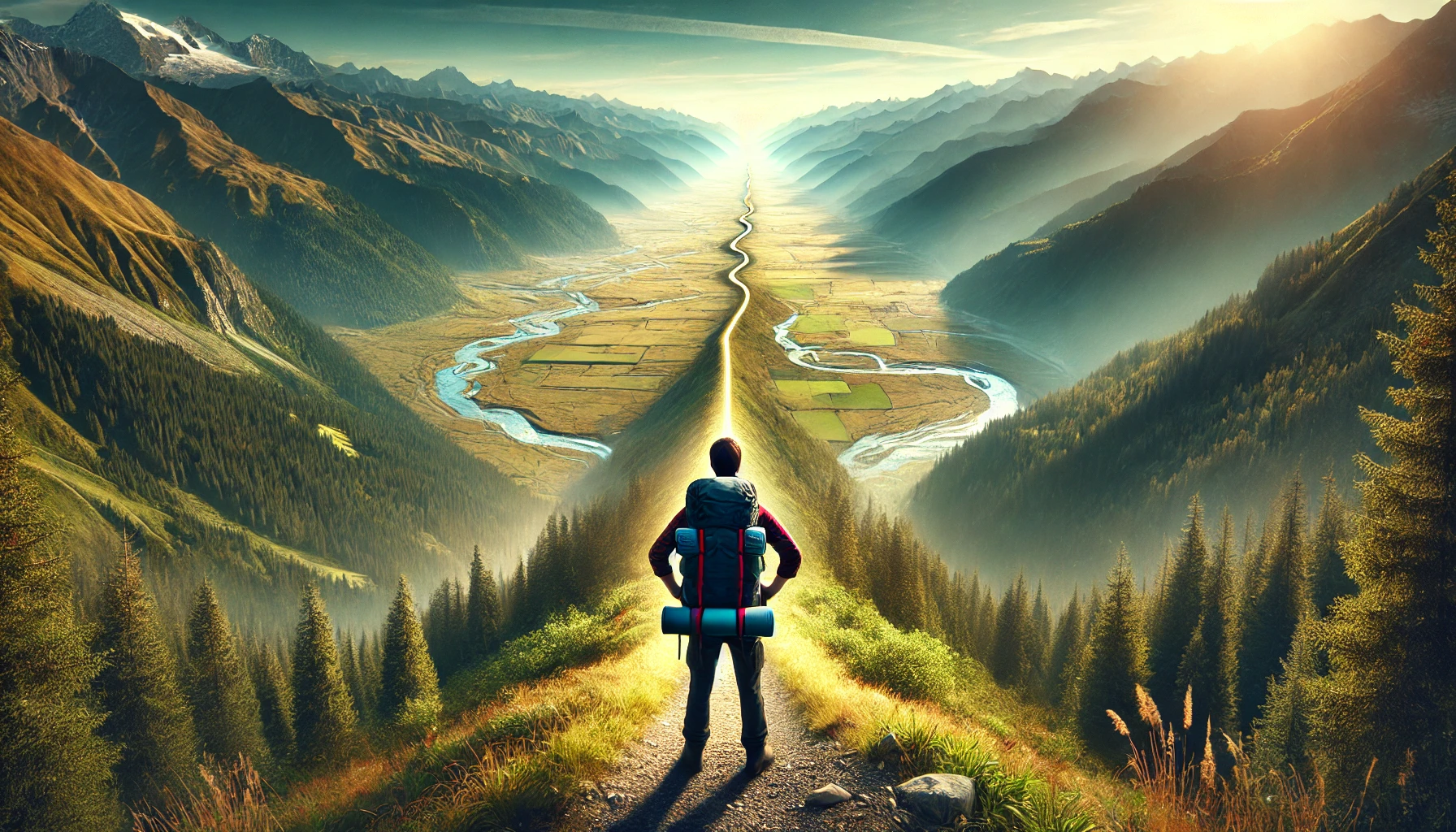 the beginning of a long, adventurous journey